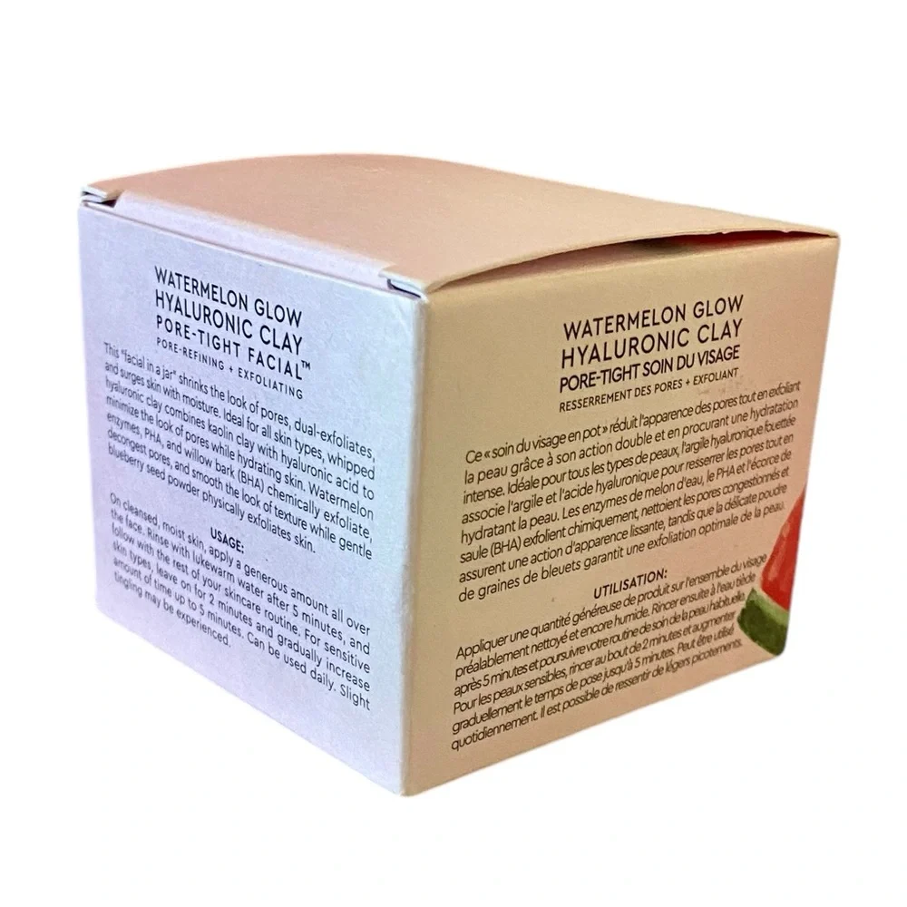 💎 Glow Recipe Watermelon Glow Hyaluronic Clay Pore-Tight Facial Mask Full-Size